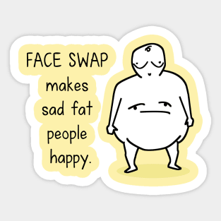 Swapping mood Sticker